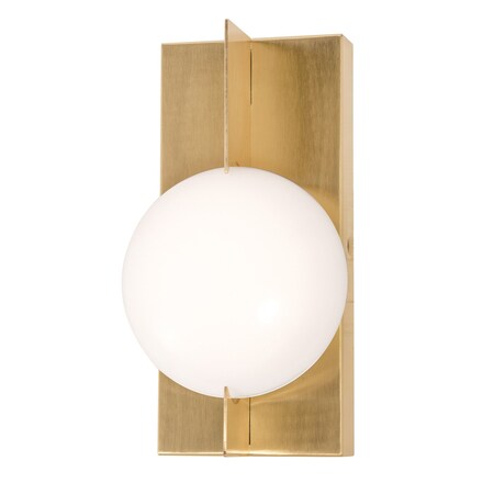 Afx Gates 12" LED Wall Sconce - Satin Brass GATS0610L30D1SB